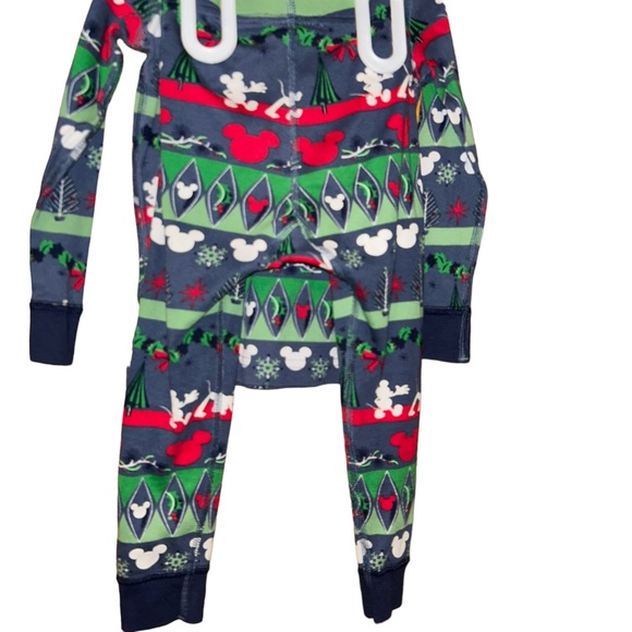 Disney hanna andersson mickey Christmas pajama set pjs size 3 Xmas holiday